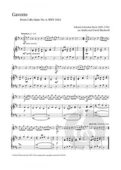 Gavotte: from Cello Suite No. 6, BWV 1012 von Johann Sebastian Bach (Download) 