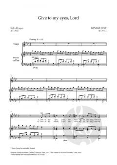 Give to my eyes, Lord (solo/high) von Ronald Corp (Download) 