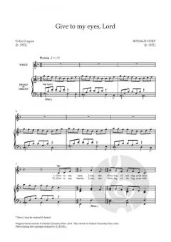 Give to my eyes, Lord (solo/high) von Ronald Corp (Download) 