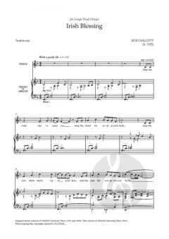 Irish Blessing (solo/high) von Bob Chilcott (Download) 