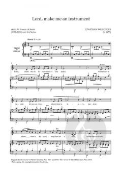 Lord, make me an instrument (solo/high) von Jonathan Willcocks (Download) 