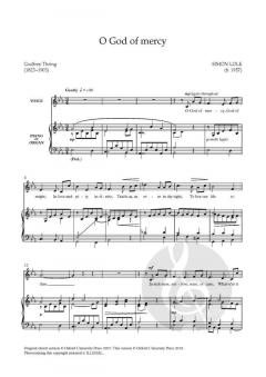 O God of Mercy (solo/low) von Simon Lole (Download) 