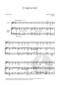 O Light of Life! (solo/high) von Mack Wilberg (Download) 