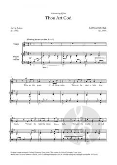 Thou art God (solo/high) von Lionel Bourne (Download) 