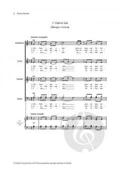 Kuttun Kantak (Night Songs) von Javier Busto (Download) 