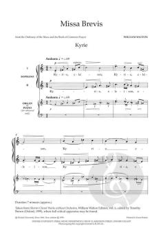 Missa Brevis von William Walton (Download) 