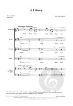 A Litany von William Walton (Download) 