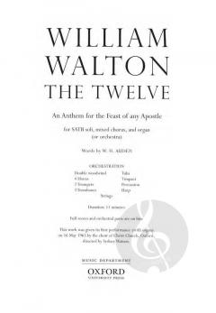 The Twelve von William Walton (Download) 