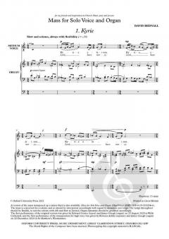 Mass von David Bednall 