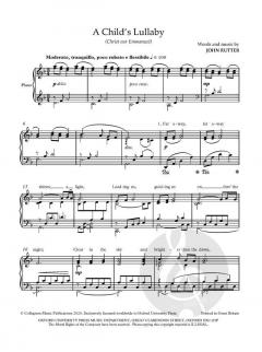 A Child's Lullaby von John Rutter (Download) 