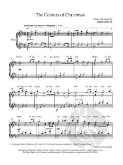 The Colours of Christmas von John Rutter (Download) 