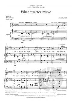 What Sweeter Music von John Rutter (Download) 