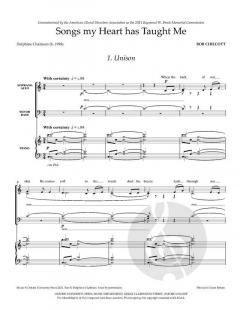 Songs my Heart has Taught Me von Bob Chilcott (Download) 