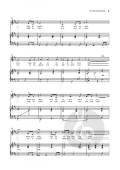 A Clare Benediction (solo/high) von John Rutter (Download) 