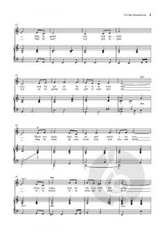 A Clare Benediction (solo/low) von John Rutter (Download) 