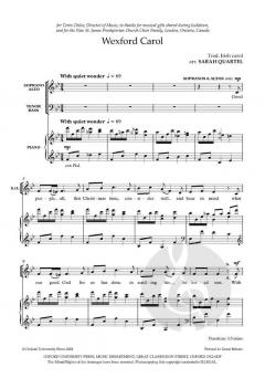 Wexford Carol von Sarah Quartel (Download) 