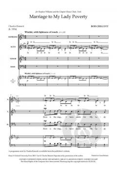 Marriage To My Lady Poverty von Bob Chilcott (Download) 