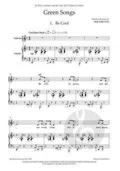 Green Songs von Bob Chilcott (Download) 