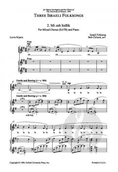 Mi zeh hidlik von Bob Chilcott (Download) 