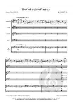 The Owl And The Pussy-Cat von John Rutter (Download) 