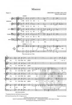 Miserere von Gregorio Allegri (Download) 