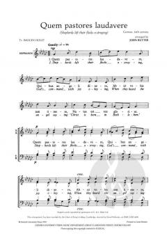 Quem pastores laudavere von John Rutter (Download) 