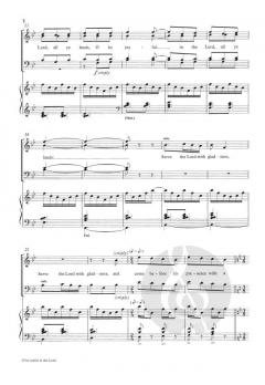 O be joyful in the Lord von John Rutter (Download) 