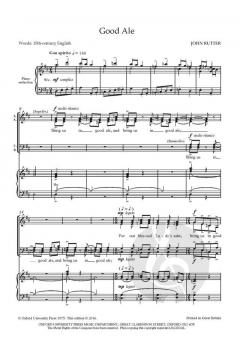 Good Ale von John Rutter (Download) 