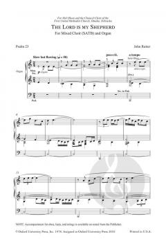 The Lord Is My Shepherd von John Rutter (Download) 