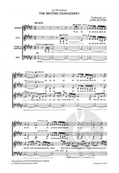 The British Grenadiers von John Rutter (Download) 
