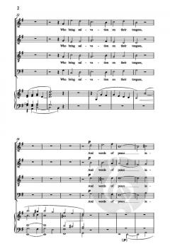 How beauteous are their feet von Charles Villiers Stanford (Download) 