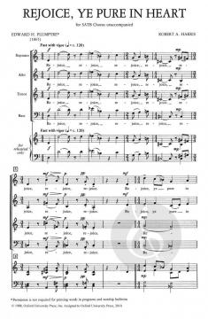 Rejoice, ye pure in heart von Robert A. Harris (Download) 