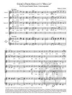 Chorus from Shelley's 'Hellas' von Rebecca Clarke (Download) 
