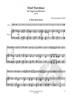 5 Tiertänze von Nicola Termöhlen 