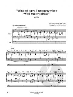 Variazioni sopra il tema gregoriano 'Veni creator spiritus' von Furio Franceschini 
