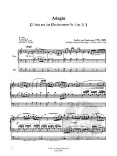 Werke in Bearbeitung für Orgel 4: Klaviermusik 1 von Ludwig van Beethoven im Alle Noten Shop kaufen