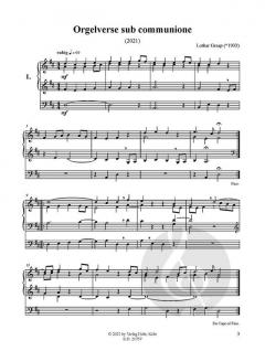 Orgelverse sub communione von Lothar Graap im Alle Noten Shop kaufen