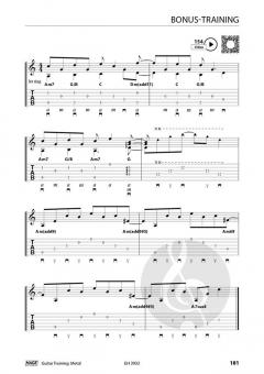 Guitar Training Metal (mit QR-Codes) von Daniel Schusterbauer 