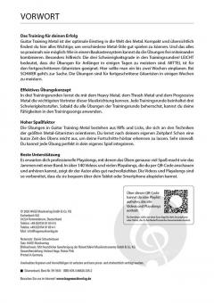 Guitar Training Metal (mit QR-Codes) von Daniel Schusterbauer 