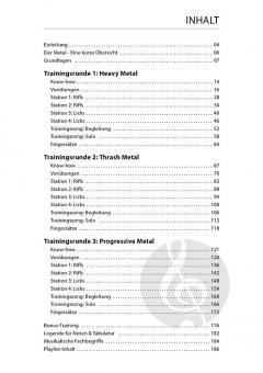 Guitar Training Metal (mit QR-Codes) von Daniel Schusterbauer 