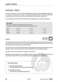 Guitar Training Metal (mit QR-Codes) von Daniel Schusterbauer 
