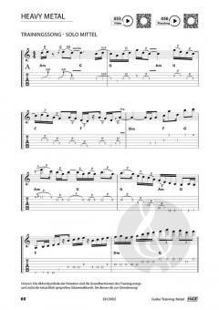 Guitar Training Metal (mit QR-Codes) von Daniel Schusterbauer 