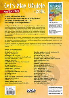 Let's Play Ukelele Pop Rock Hits (mit 2 CDs) von Daniel Schusterbauer 