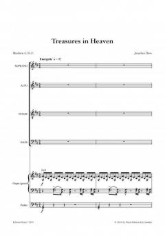 Treasures in Heaven von Jonathan Dove 