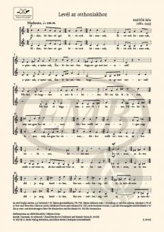 Letter Home von Béla Bartók 