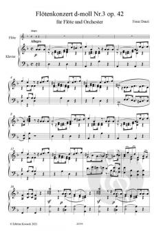 Flötenkonzert  d-moll nr. 3 op. 42 von Franz Danzi im Alle Noten Shop kaufen