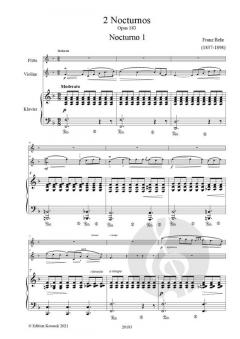 2 Nocturnos op. 183 von Franz Behr 