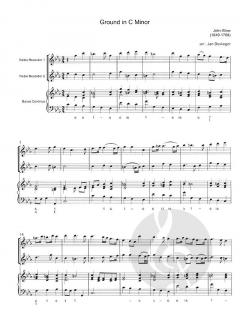 Three English Grounds von John Blow 