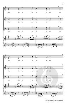 Solfege Sonata von Wolfgang Amadeus Mozart 