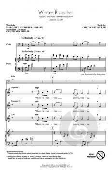 Winter Branches von Cristi Cary Miller 